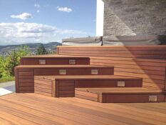 Holz für Whirlpool und Terrasse