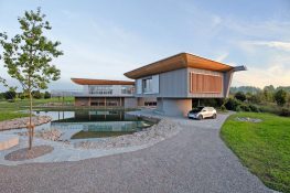 Hightech-Haus aus Holz
