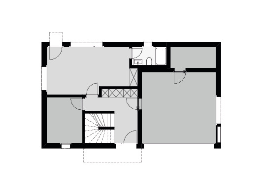 Moderner Holzbau im Dorfkern