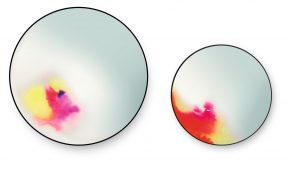 In Farbe eingetaucht