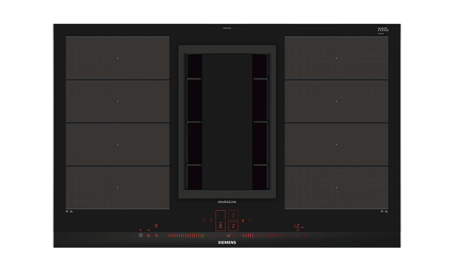 Kochen und Lüften auf einer Ebene