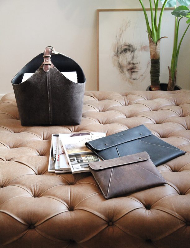 Gemütlich mit Holz und Leder