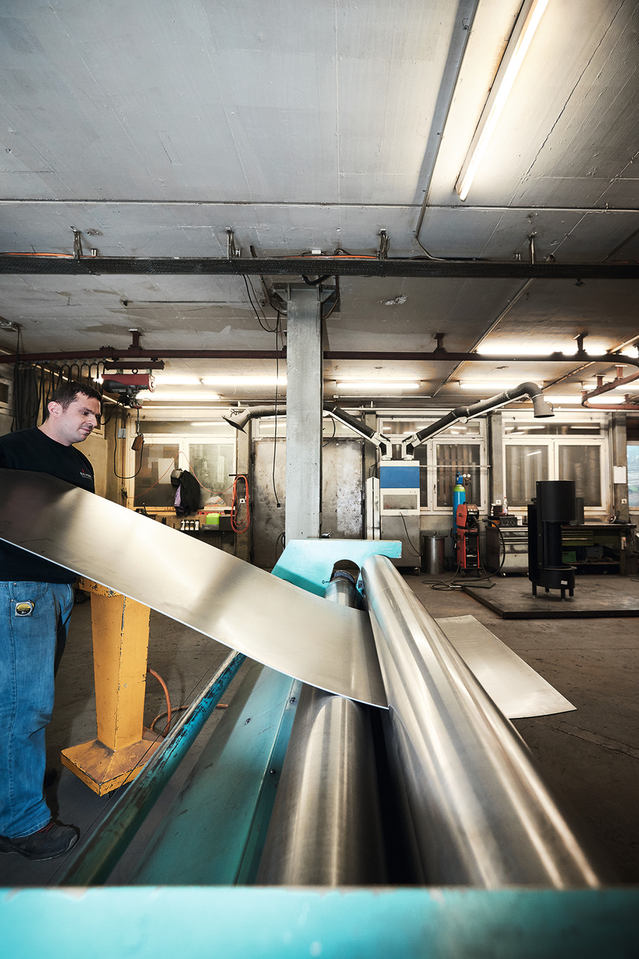 Vom Stahlblech zum Cheminée