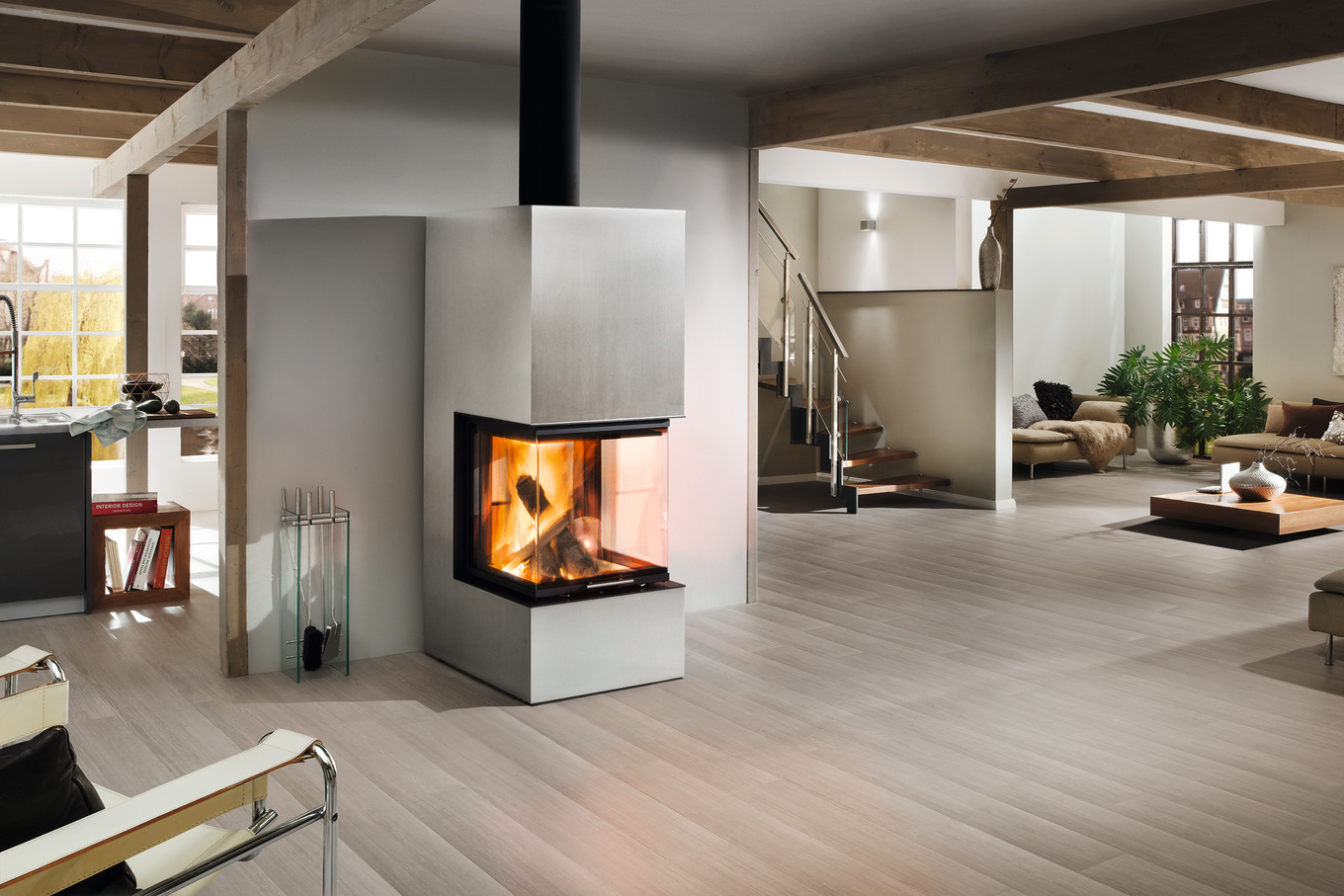 Reduziertes Stahl-Design