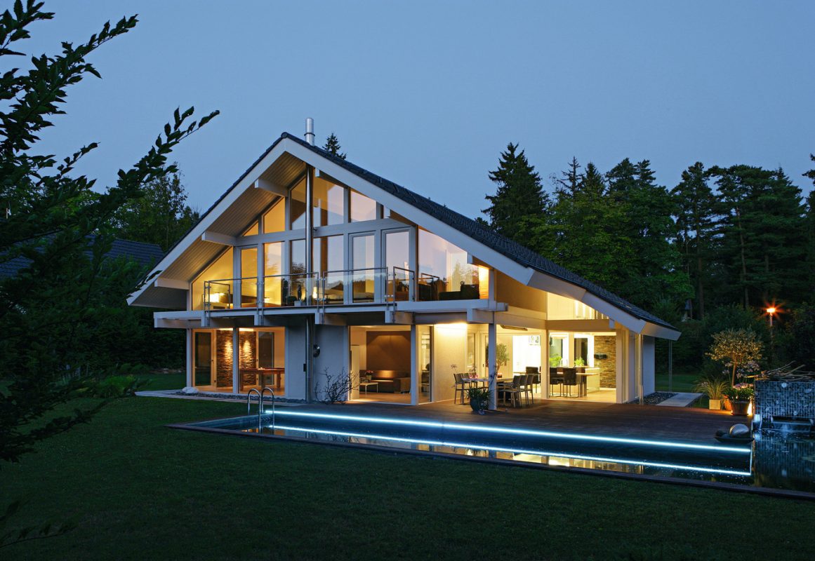 Holz und Glas in Harmonie