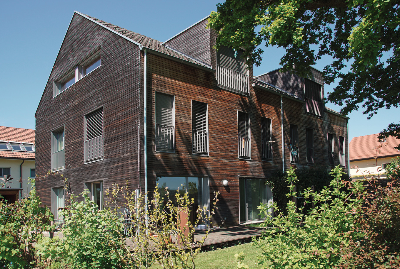 Verwitterte Holzfassaden