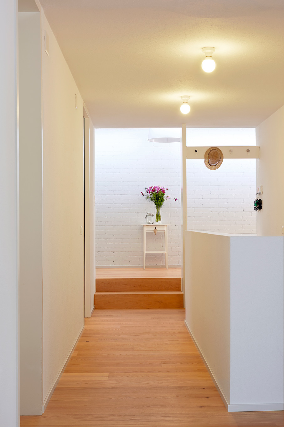 Warmes Holz unter den Füssen