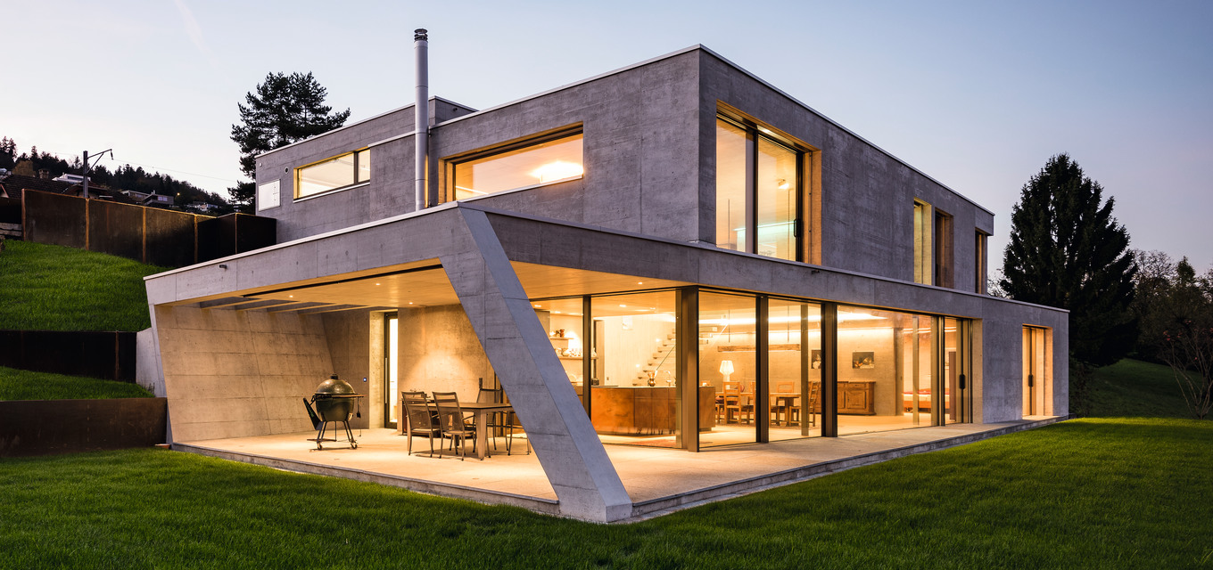 Ein Diamant aus Glas und Beton