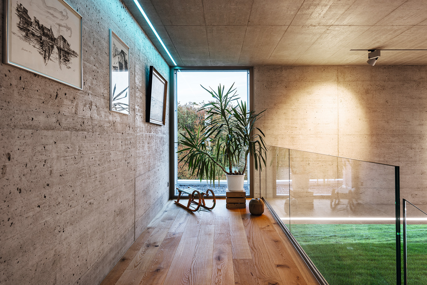 Ein Diamant aus Glas und Beton