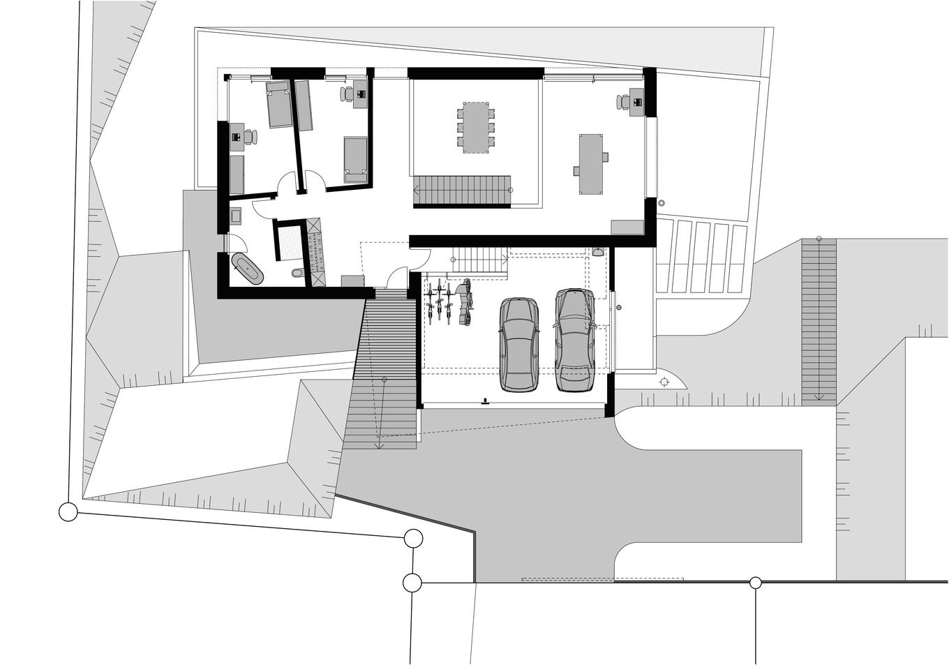 Ein Diamant aus Glas und Beton