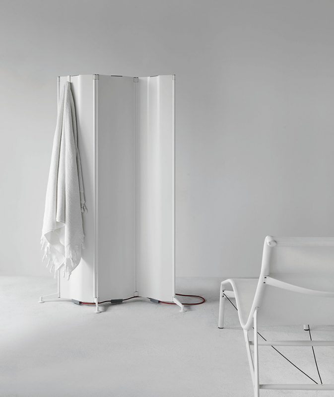 Raumteiler und Heizkörper in einem