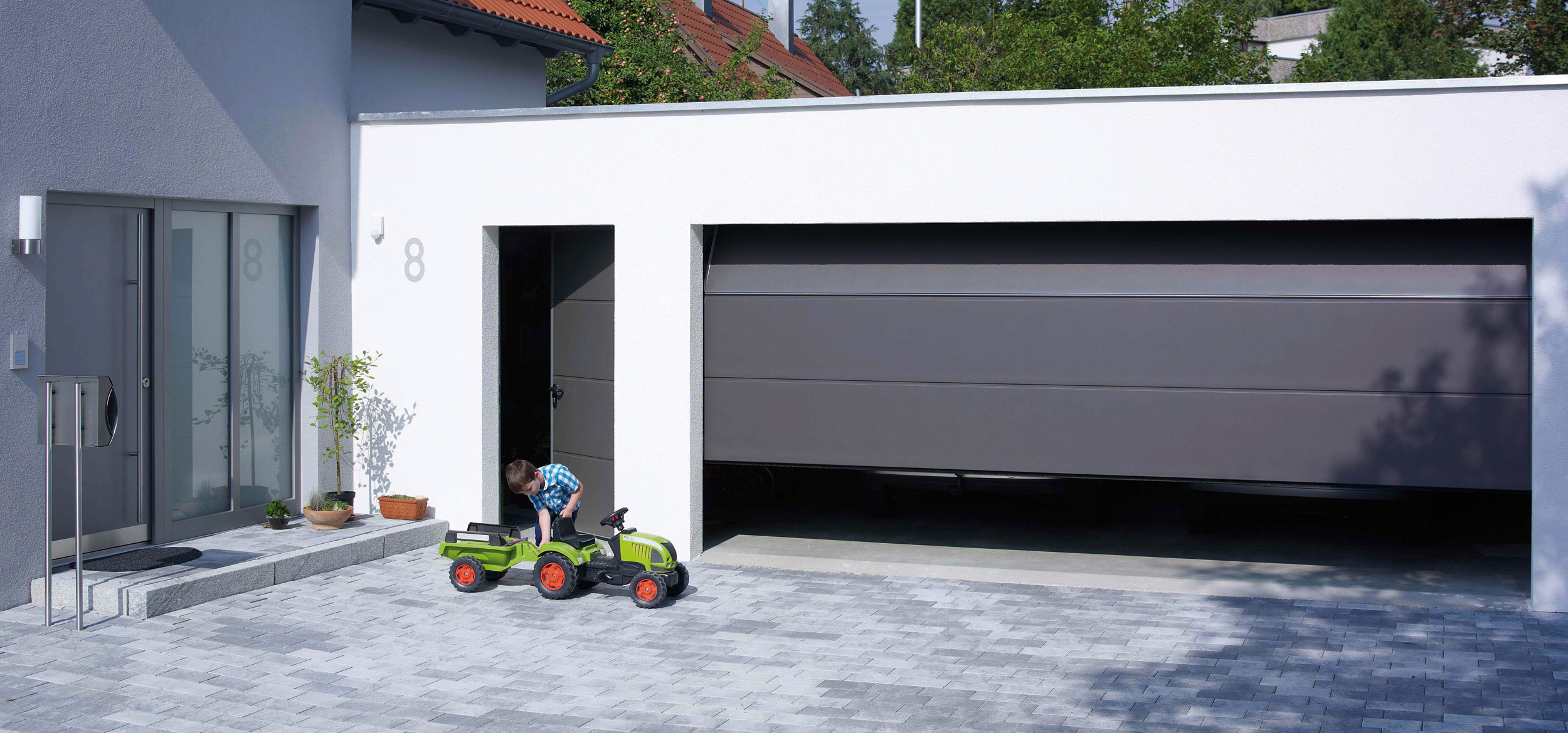 Garagentor im Fokus