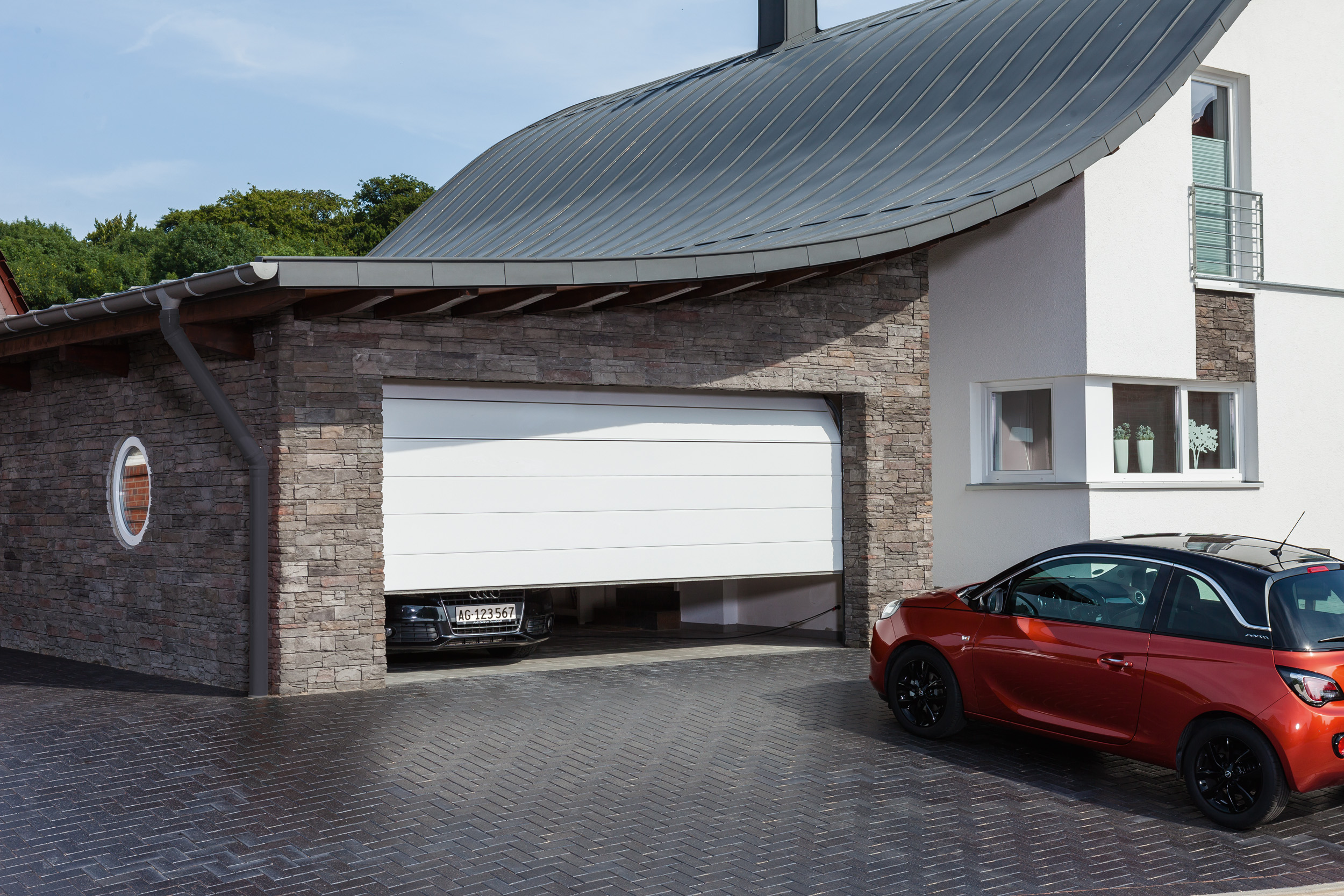 Garagentor im Fokus
