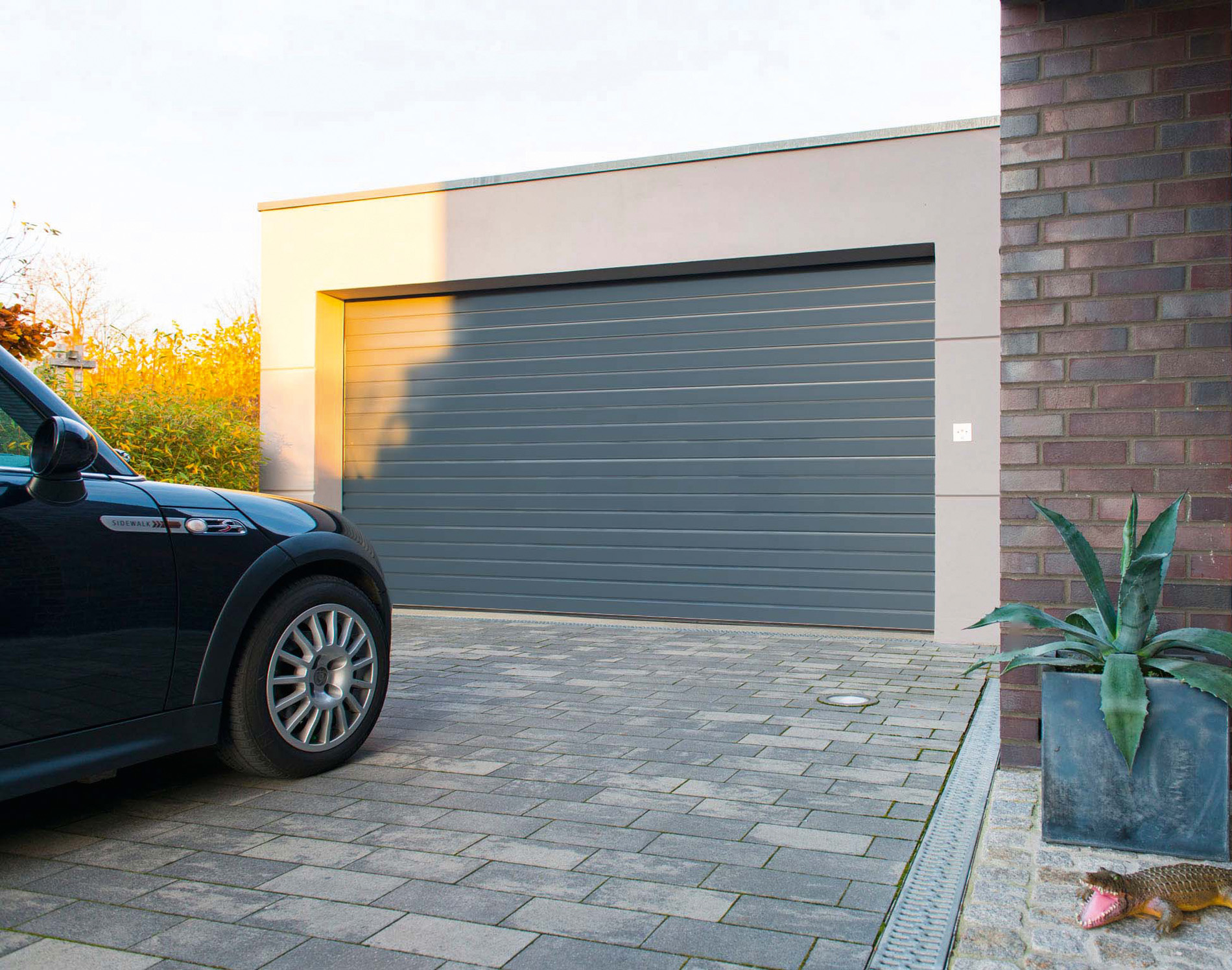 Garagentor im Fokus