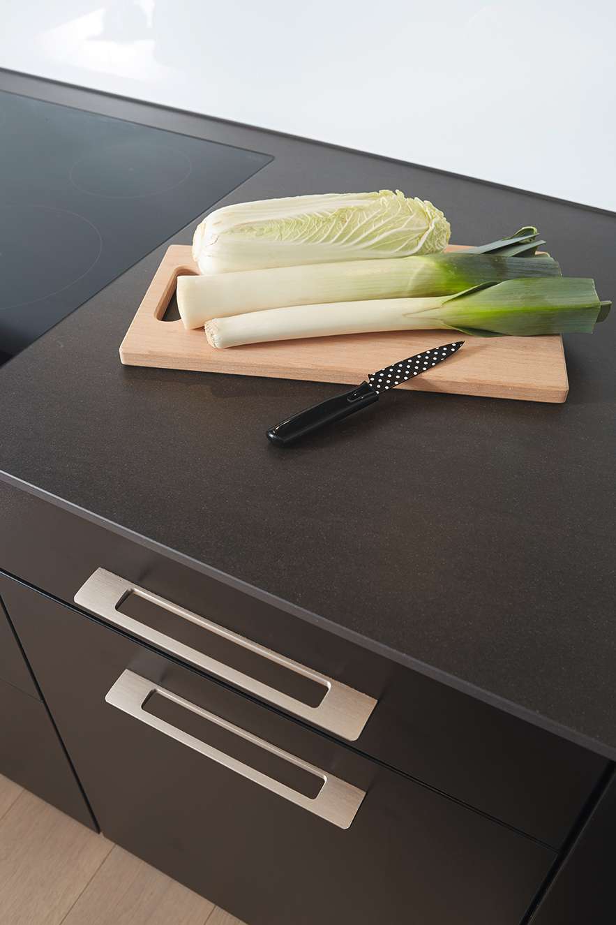 Harmonische Eleganz von der Arbeitsfläche bis zum Griff