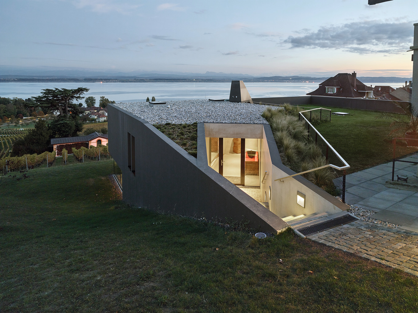 Mit der Umgebung verschmolzen