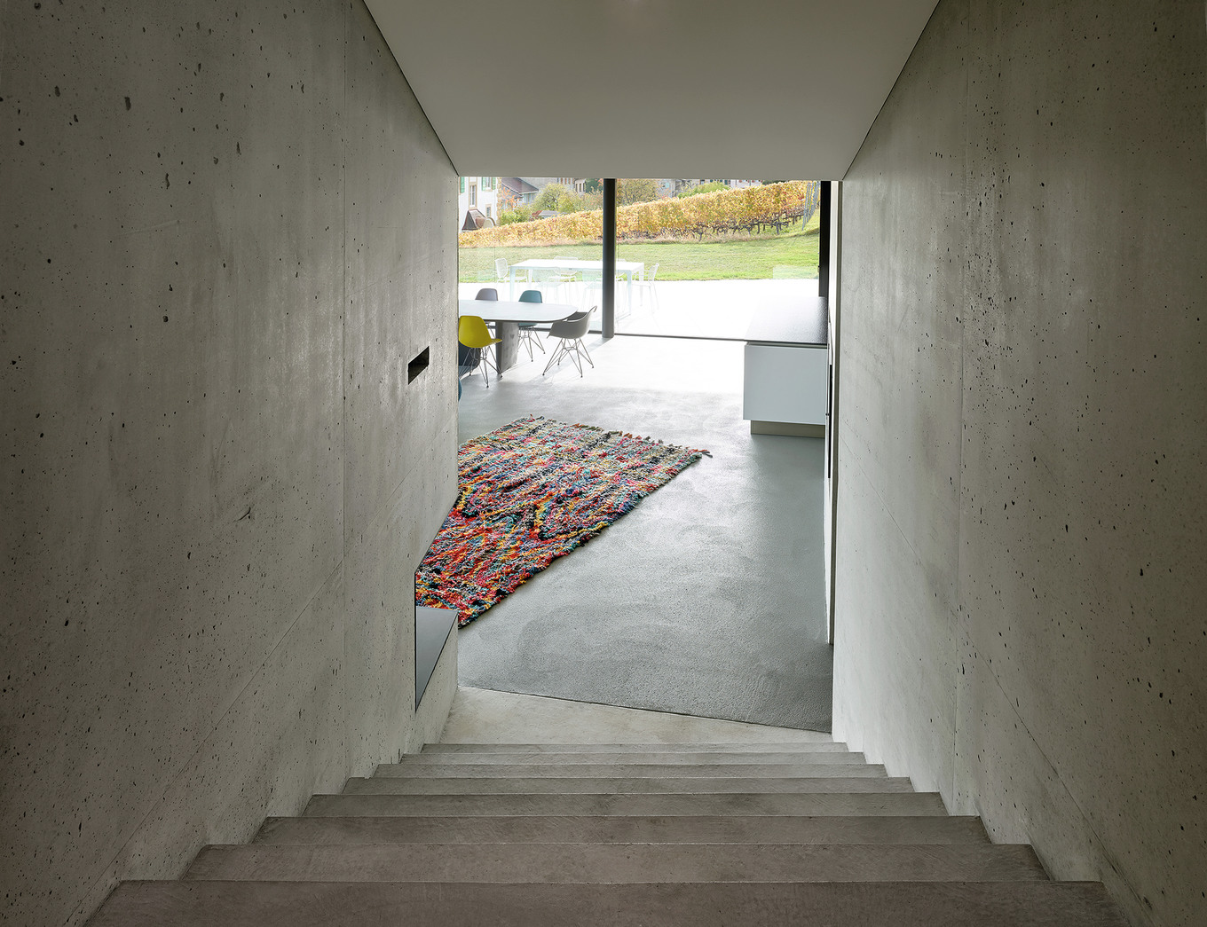 Mit der Umgebung verschmolzen