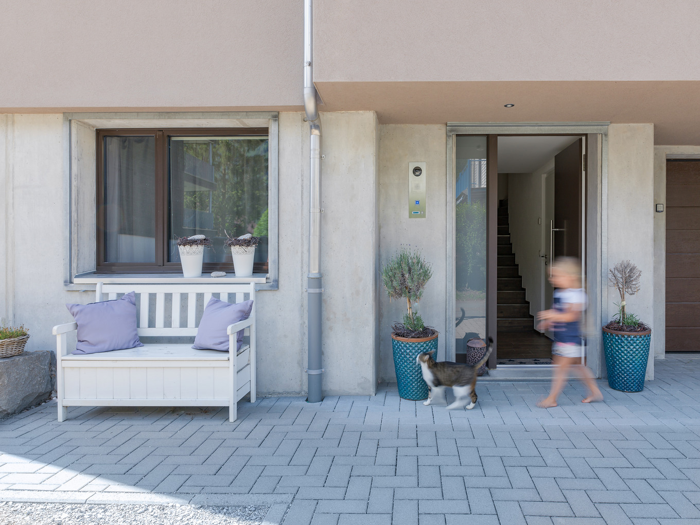 Nur ein Katzensprung zum See