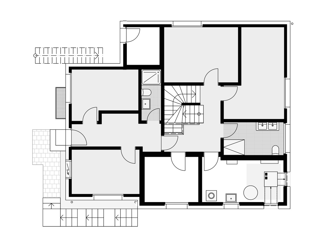 Nur ein Katzensprung zum See