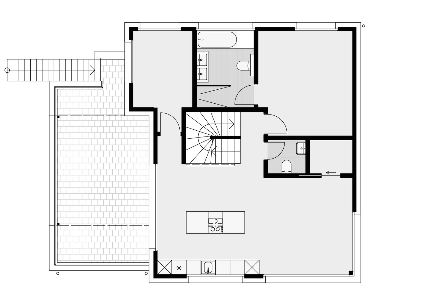 Nur ein Katzensprung zum See