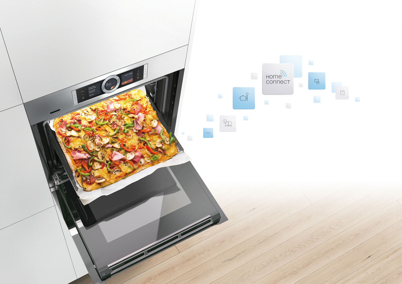 Mit der Küche im Kontakt stehen