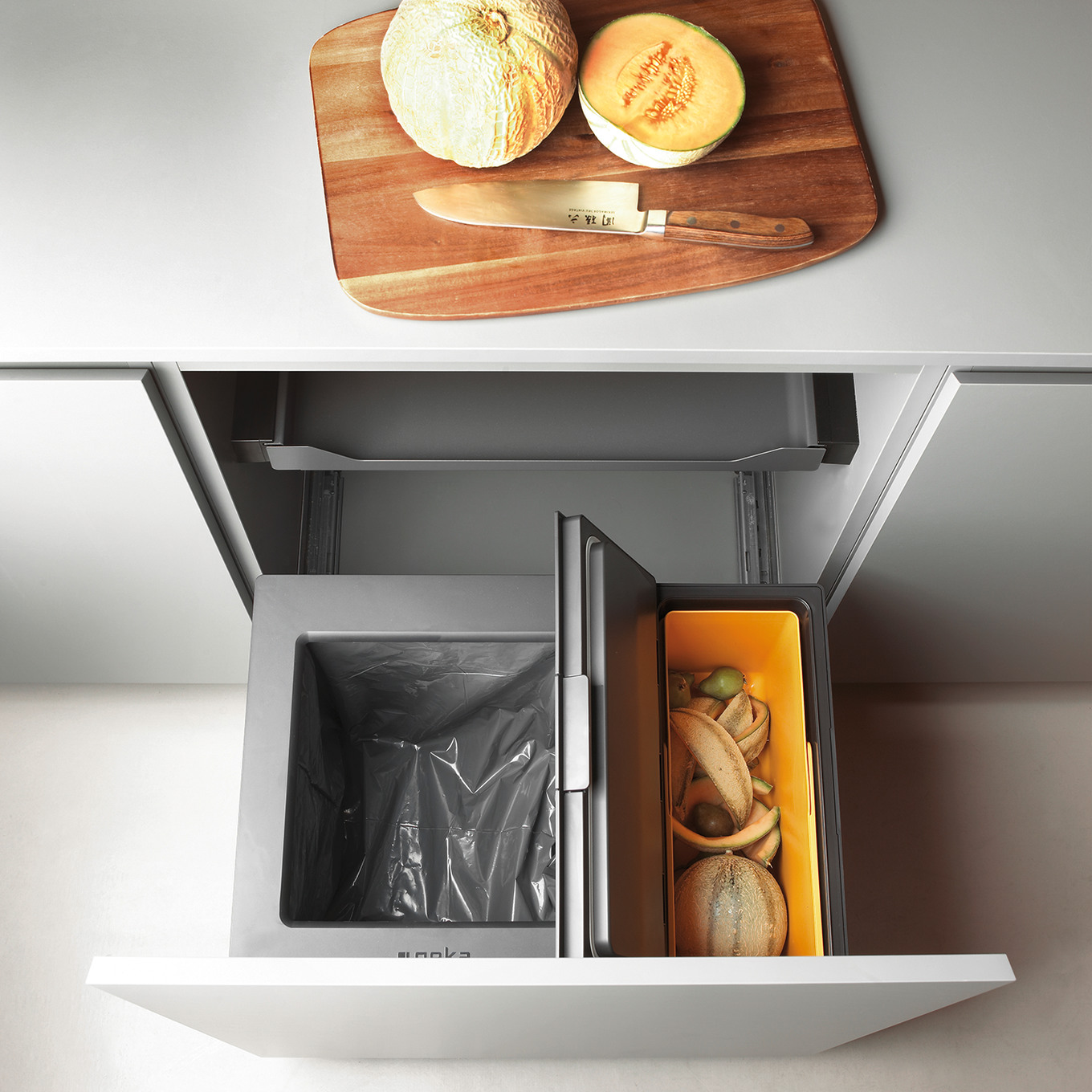 Wo Kompost gefroren wird