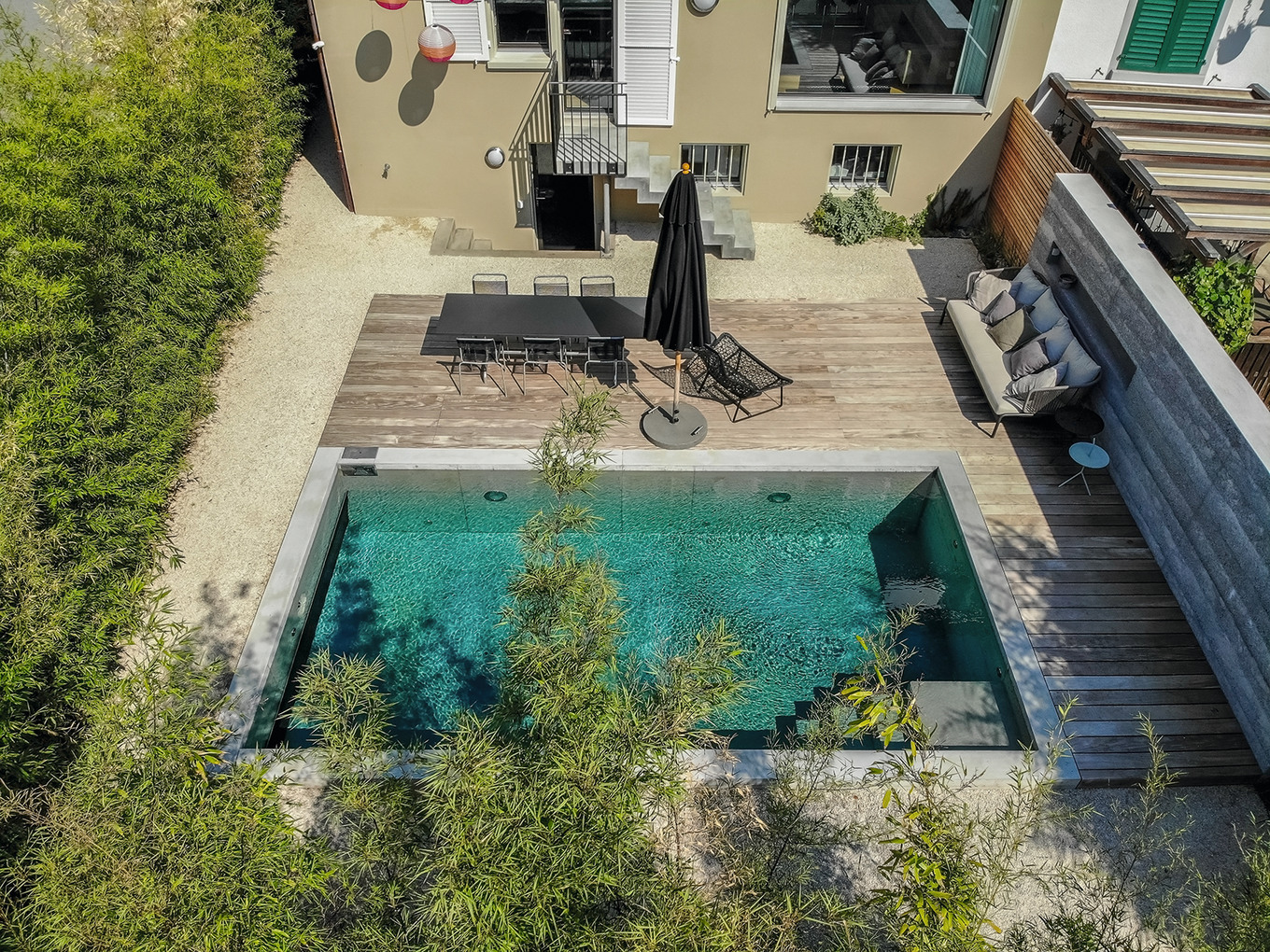 Eine private Oase mitten in der Stadt