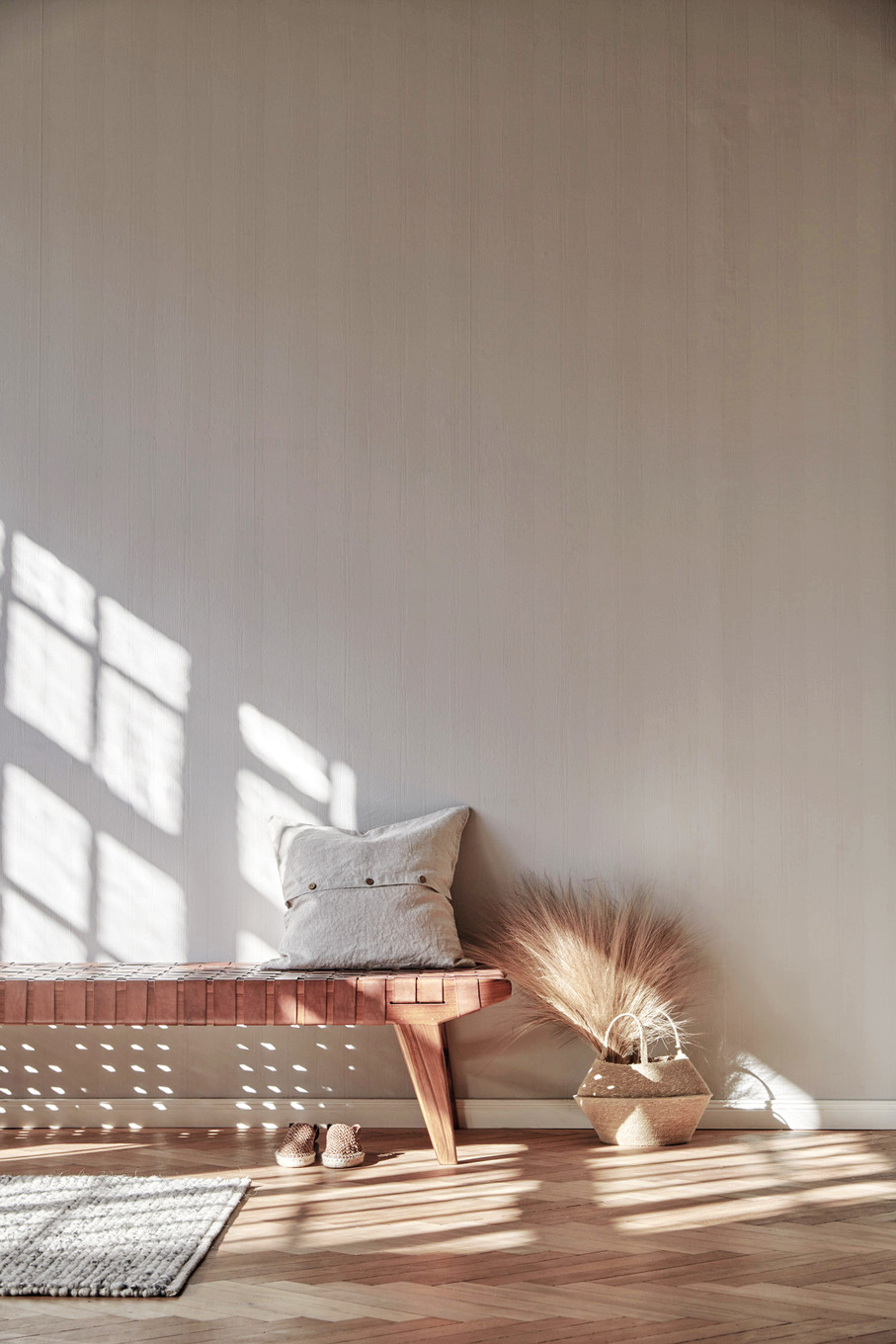 Warme, harmonische Sitzgelegenheit