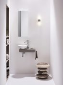 Ästhetik aus glasiertem Stahl