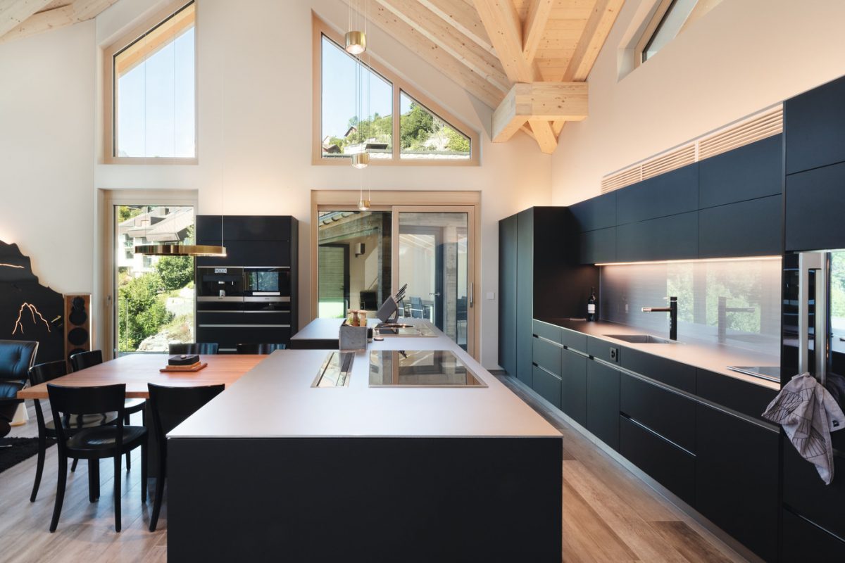 Kochen mit Blick auf den Titlis