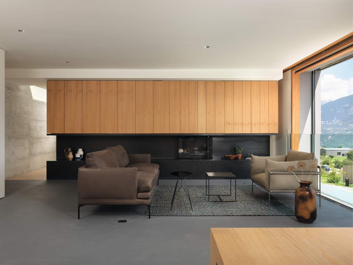 Von Walliser Bergen umgeben