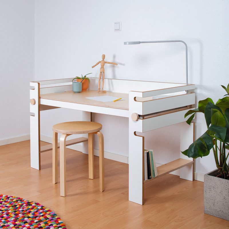 Ein Schreibtisch der mitwächst