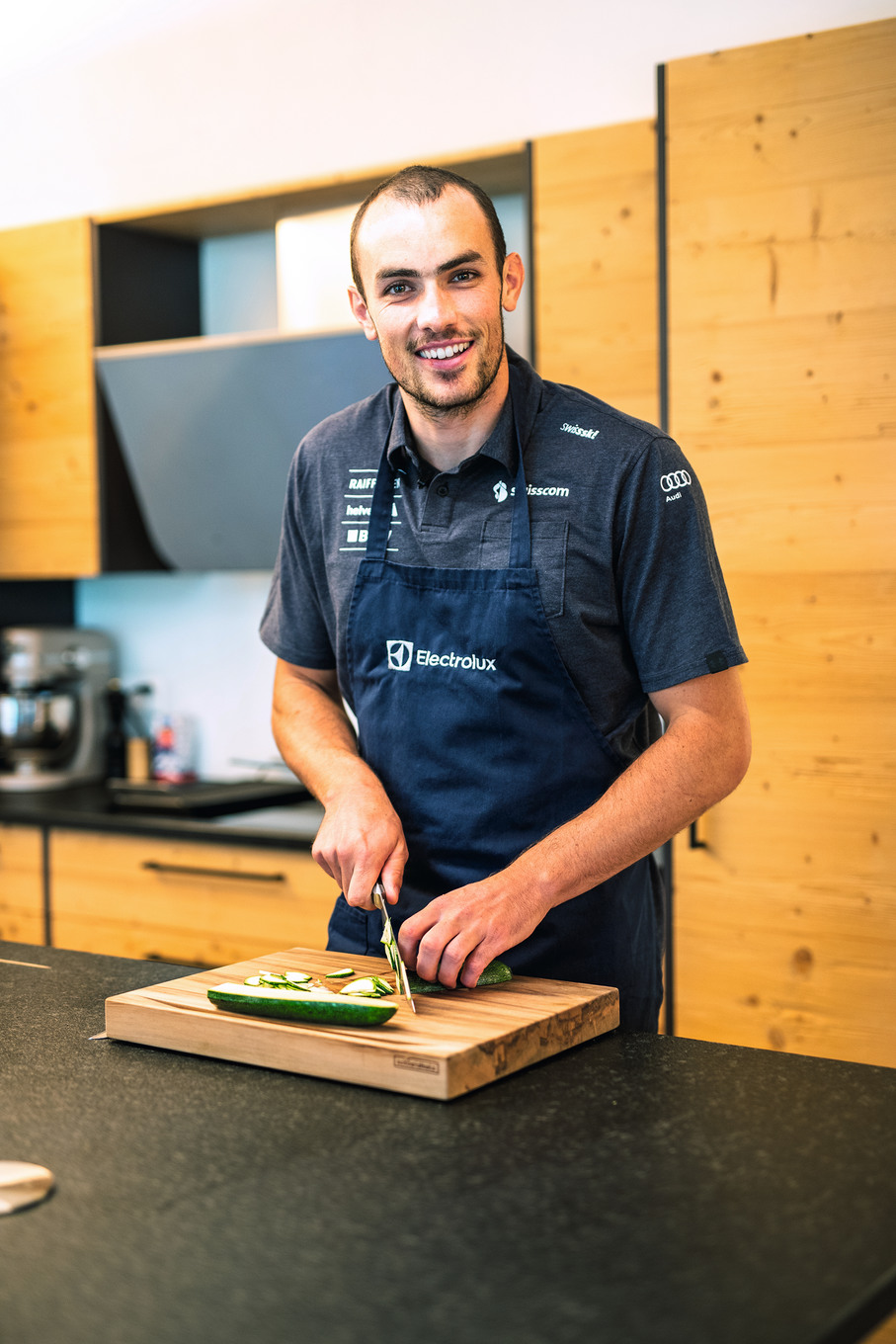 Wenn Skirennfahrer den Kochlöffel schwingen