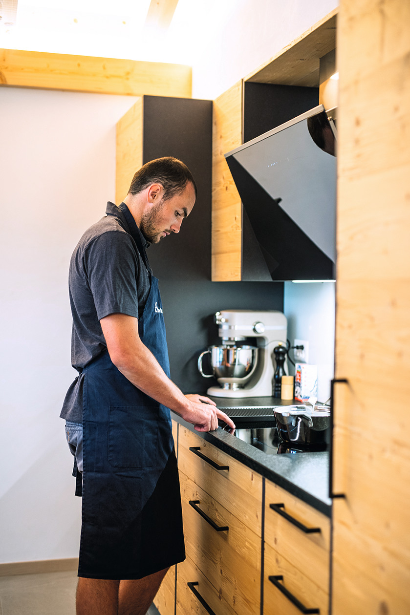 Wenn Skirennfahrer den Kochlöffel schwingen