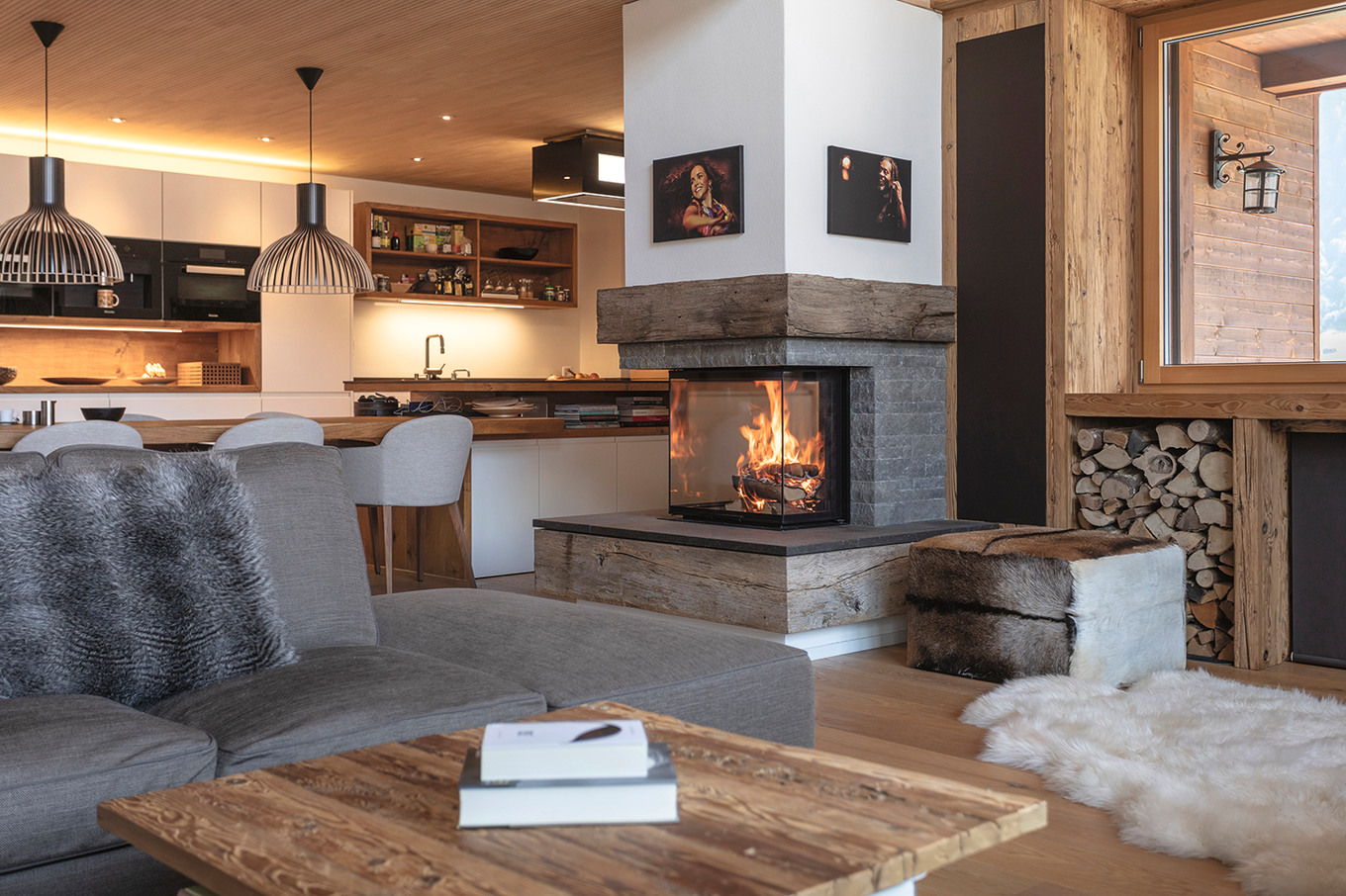 In rustikalem Ambiente